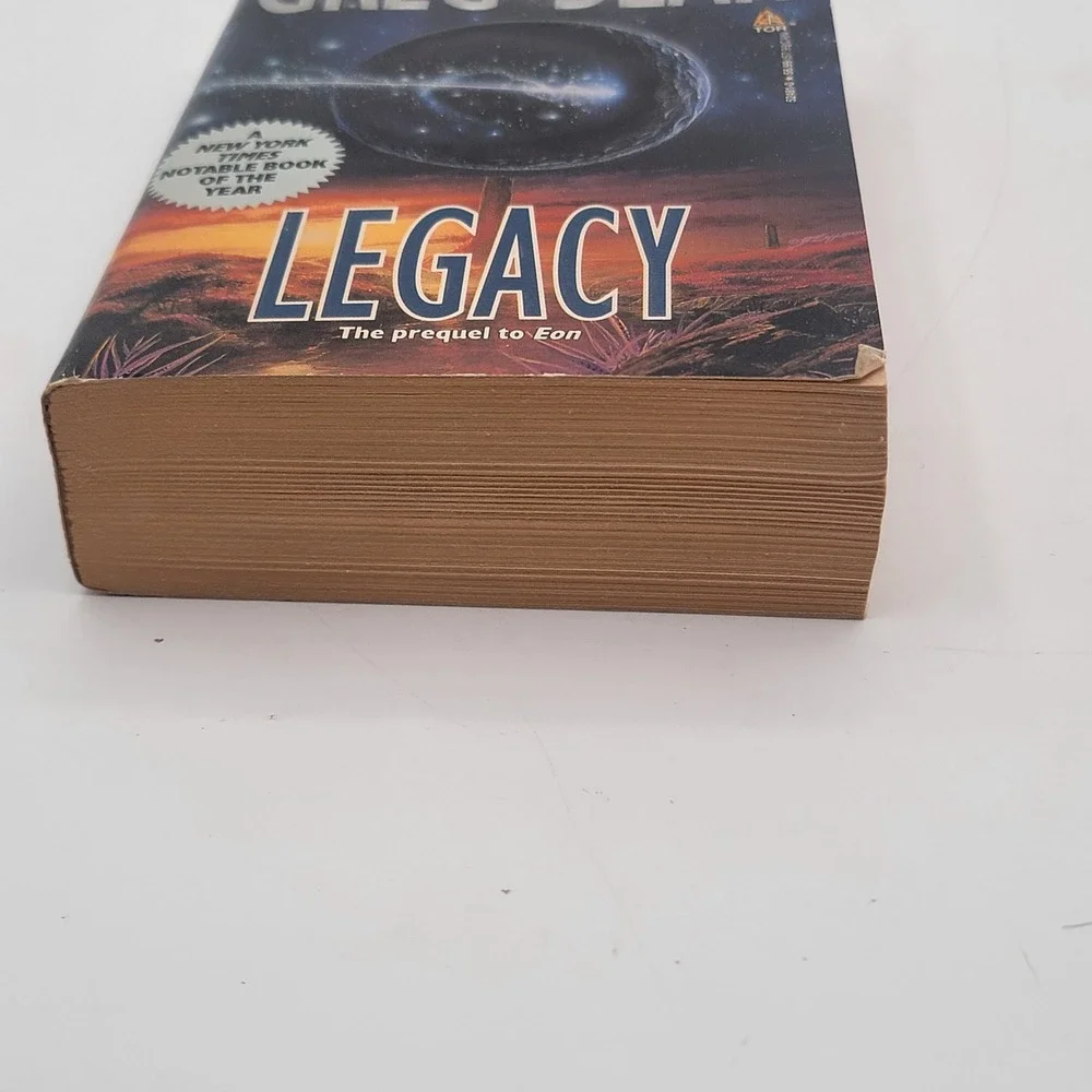 Greg Bear Legacy Mass Market Paperback 1996 Prequel to Eon‎ Good